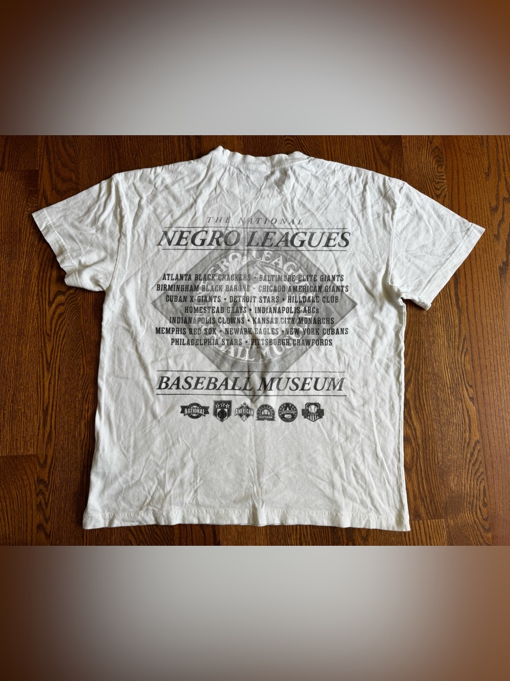 Abercrombie Negro Leagues Baseball Museum Graphic Tee Men’s XL White